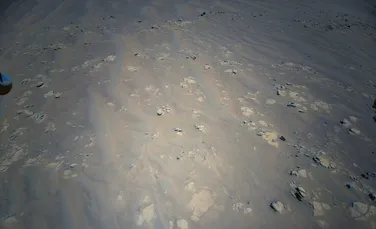 Elicopterul Ingenuity trimis de NASA pe Marte a surprins imagini uimitoare cu Planeta Roșie