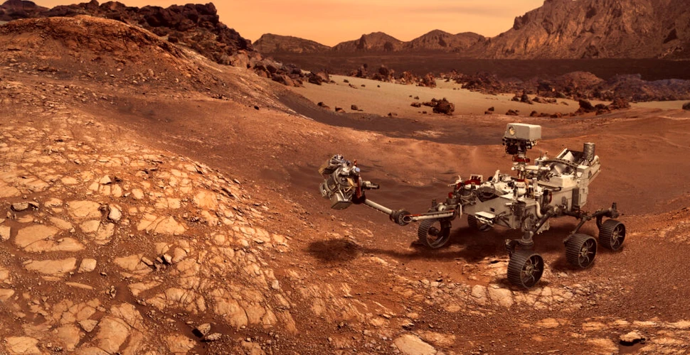 Atmosfera bogată a planetei Marte, studiată în detaliu de roverul Perseverance