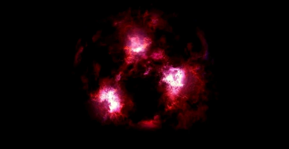 Astronomii au descoperit o galaxie ”monstru” din Universul timpuriu