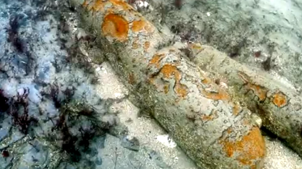 Au fost descoperite tunurile uneia dintre cele mai valoroase nave ale secolului XVII. La bord se aflau perle şi diamante