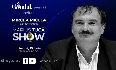 Marius Tucă Show începe miercuri, 29 iunie, de la ora 20.00, live pe gandul.ro cu o nouă ediție specială