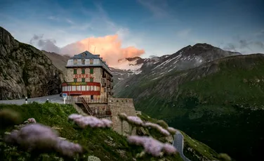 Hotel Belvédère, peisajul spectaculos de la marginea ghețarilor elvețieni