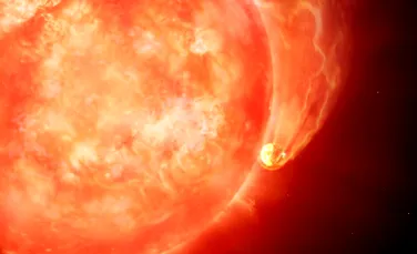 Astronomii au observat o stea care devorează o planetă, aceeași soartă care ne așteaptă și pe noi