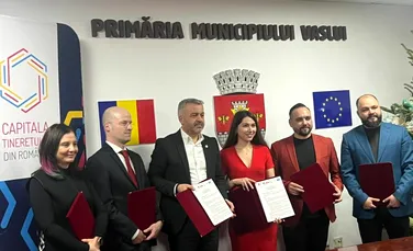 Primăria Vaslui a semnat acordul de cooperare pentru ca municipiul să devină Capitala Tineretului din România în anul 2025