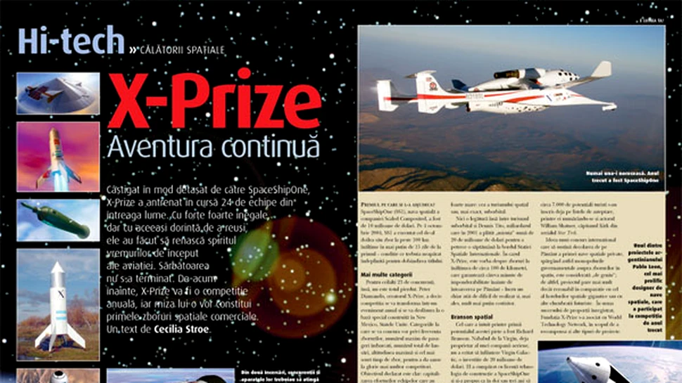 X-Prize – Aventura continua