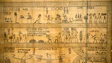 Un papirus lung de 16 metri din Cartea Morților a fost descoperit la Saqqara
