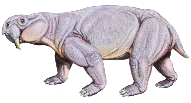  Dinodontosaurus, un animal preistoric similar rinocerului,
