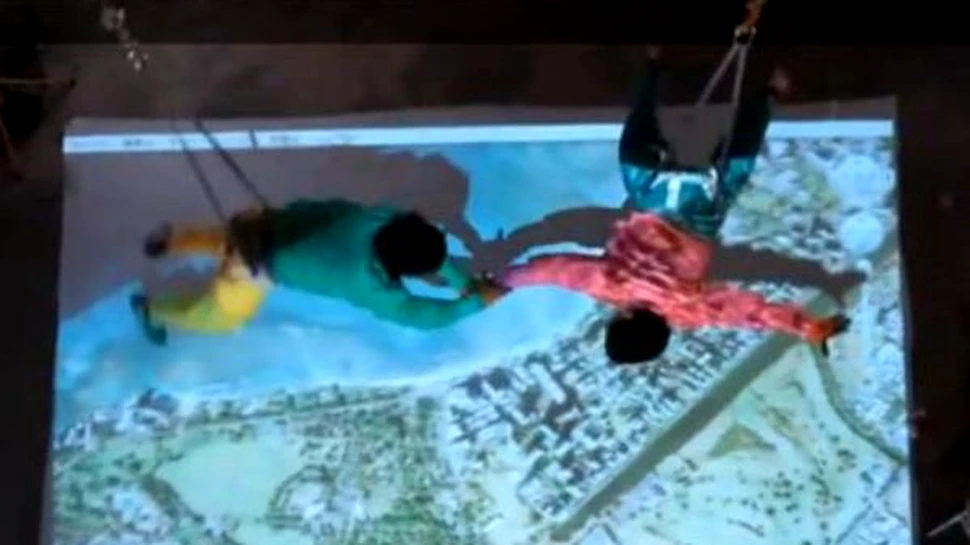 Idee geniala: Sky-diving in sufragerie (VIDEO)
