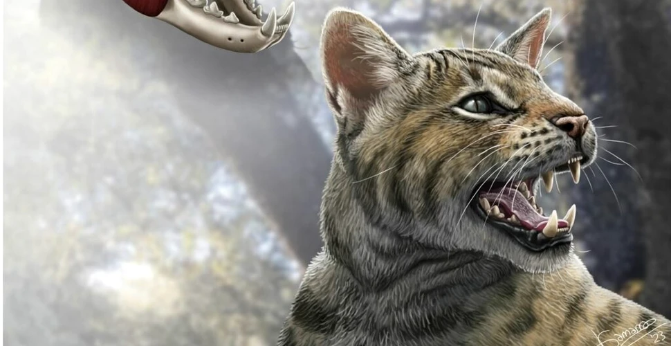 O nouă specie de felină antică a fost descoperită în Spania