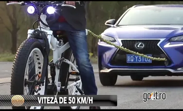 A fost inventată o bicicletă electrică ce poate tracta chiar şi un SUV