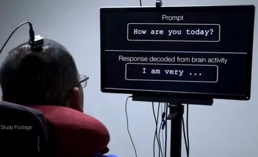 O tehnologie revoluționară a transformat gândurile unui bărbat paralizat în cuvinte scrise pe un ecran