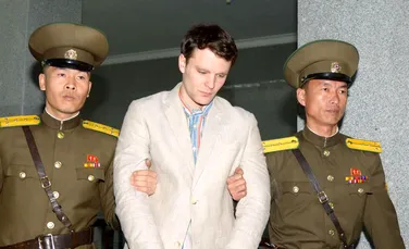 Otto Warmbier, cetăţeanul american reţinut de Coreea de Nord a fost eliberat. S-a întors acasă în comă