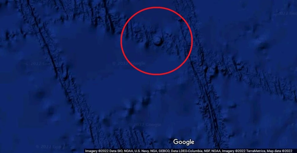 O formă ciudată a fost observată pe fundul oceanului, în apropiere de Liniile Nazca