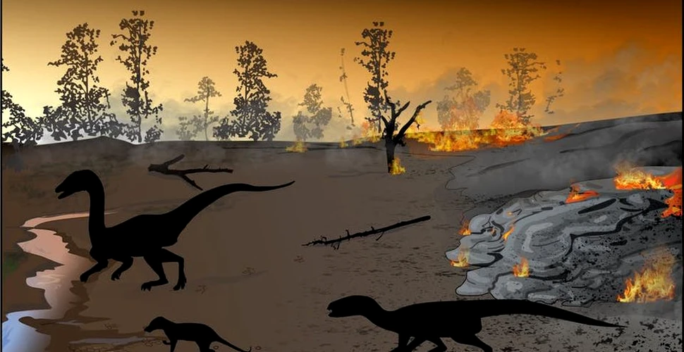 Dinozaurii şi alte animale au supravieţuit în tărâmul flăcărilor la începutul extincţiei în masă din Jurasicul Timpuriu