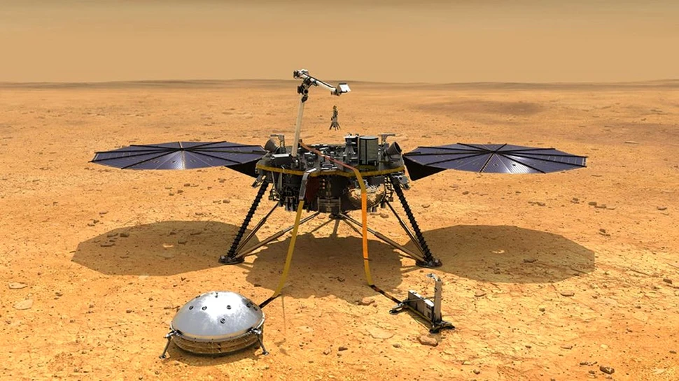 Sonda InSight de pe Marte a intrat în hibernare de urgență. NASA încearcă să salveze nava spațială