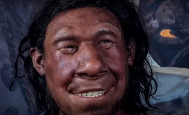 Fața unui tânăr neanderthalian de acum 70.000 de ani, reconstruită inclusiv cu tumoarea pe care o avea