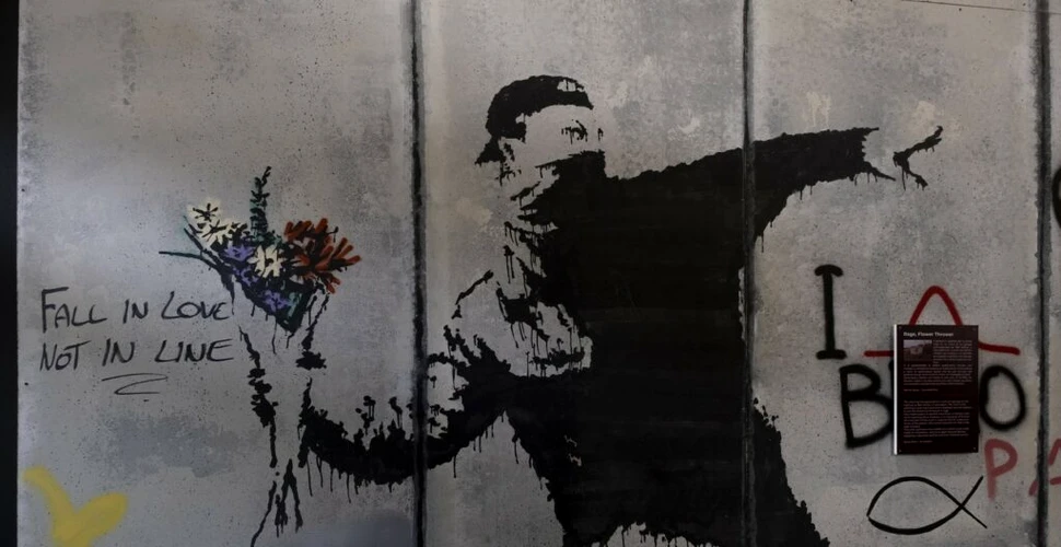 Prima expoziție Banksy după 14 ani, autorizată de artist la Glasgow