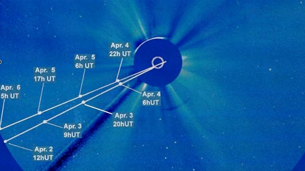 O cometă recent descoperită ar putea fi vizibilă pe cerul zilei în luna aprilie
