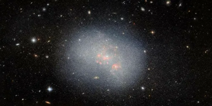 Telescopul Hubble a surprins o potențială fuziune galactică