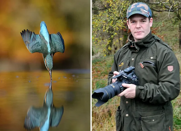 Plonjonul perfect al Pescăruşului Albastru, surprins de fotograful Lan McFadyen