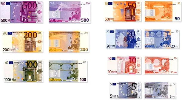 Cum arată podurile de pe bancnotele europene în realitate?