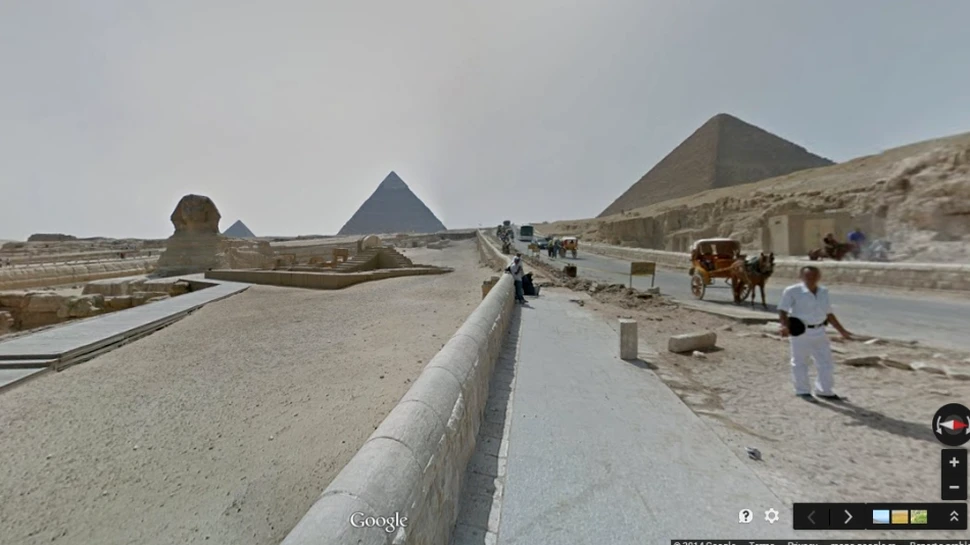 Acum poţi vizita Piramidele, Sfinxul şi alte comori egiptene din confortul propriei case, cu ajutorul Google Street View!