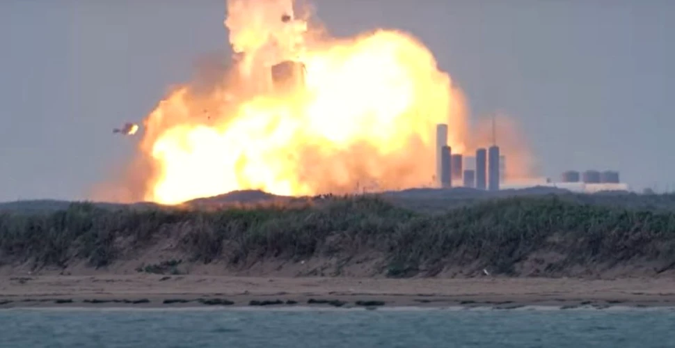 Prototipul Starship al SpaceX a explodat în timpul unui test