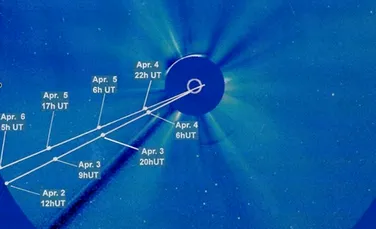 O cometă recent descoperită ar putea fi vizibilă pe cerul zilei în luna aprilie