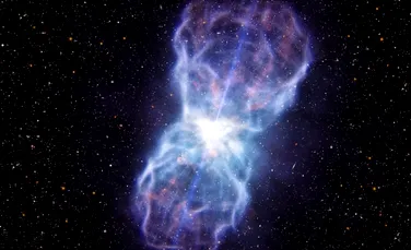 Spectaculos: Cel mai puternic quasar observat elimină o cantitate enormă de gaz