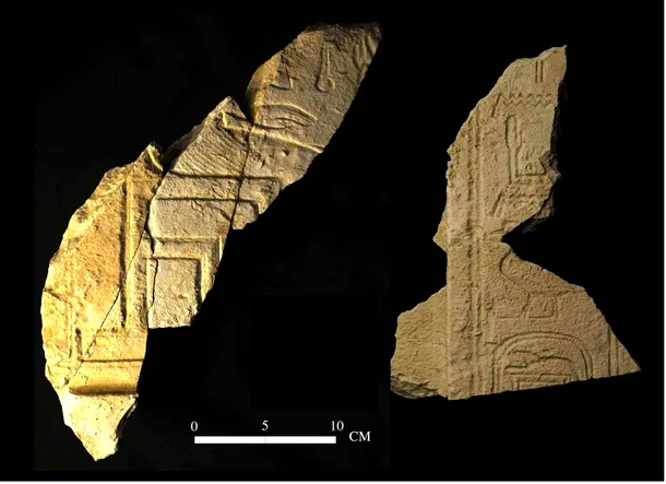 Fragmente din mormântul faraonului Sobekhotep I