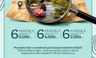 Veolia România continuă Olimpiada de  Biodiversitate „Natura dintre Ape”, la nivel  național