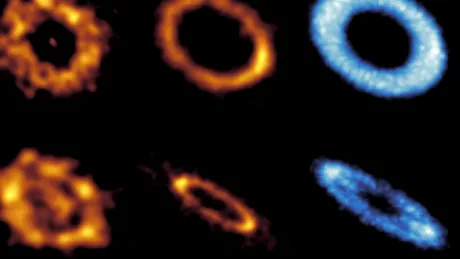 Telescopul ALMA a dezvăluit cele mai clare imagini obținute vreodată cu discuri circumstelare
