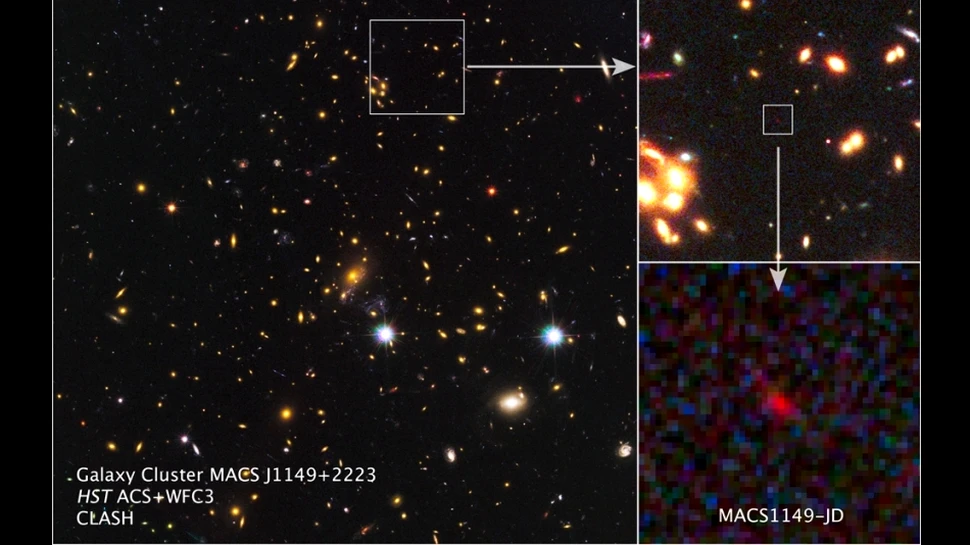 Hubble a observat cea mai „bătrână” galaxie descoperită vreodată