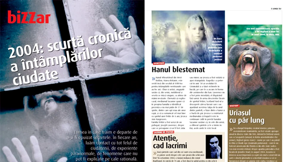 2004: scurta cronica  a intamplarilor ciudate