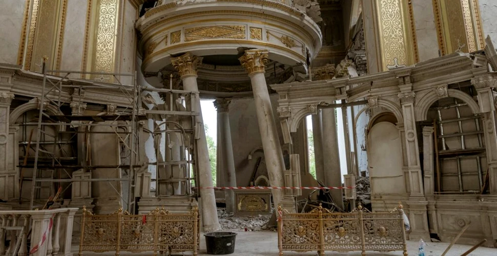 „Distrugerile sunt enorme” la catedrala ortodoxă din Odessa lovită de rachete rusești
