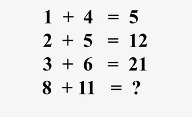 Problema de matematică pe care doar o persoană dintr-o mie o poate rezolva. Majoritatea oamenilor dau ca răspuns numărul 40