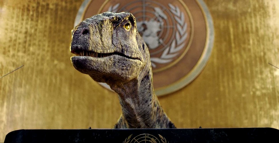Un dinozaur avertizează omenirea: „Nu alegeți extincția!”. Campanie ONU inedită pentru schimbările climatice