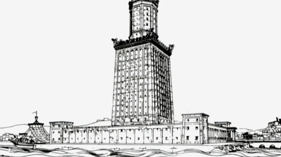Un inel descoperit sub apă păstrează imaginea Farului din Alexandria, una dintre minunile pierdute ale Antichității