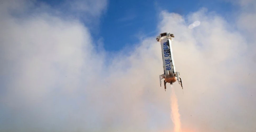 Naveta spaţială ”New Shepard”, a  lui Jeff Bezos, a realizat un zbor istoric. ”Am aşteptat acest moment de foarte mult timp” – VIDEO
