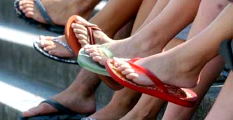 Papucii flip-flops dauneaza grav sanatatii