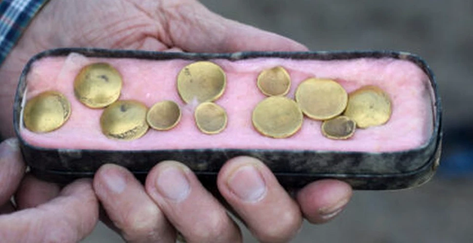 Monede celtice de aur numite „Cupe curcubeu” au fost găsite pentru prima oară în Brandenburg