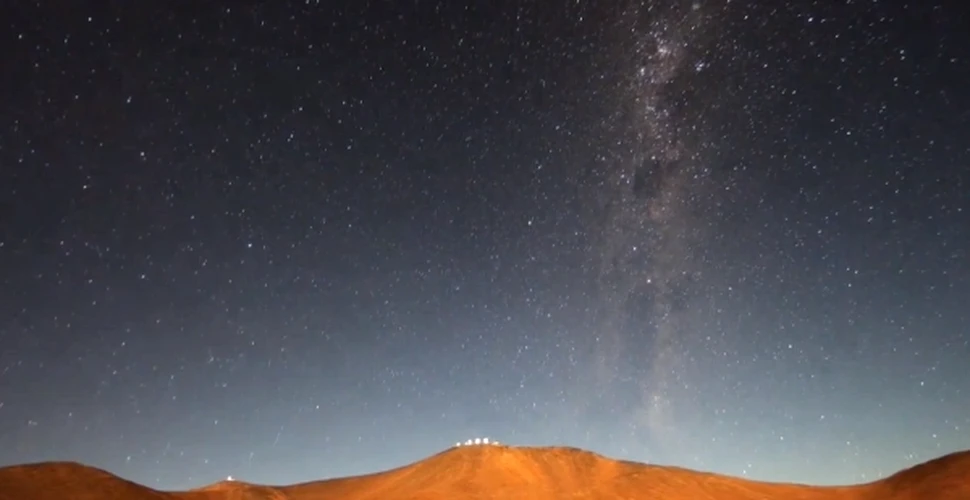 Spectacolul Căii Lactee, surprins în imagini de cel mai mare observator din deşertul Atacama (VIDEO)