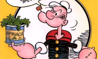 Te pomeneşti că Popeye avea dreptate: spanacul chiar stimulează activitatea musculară!