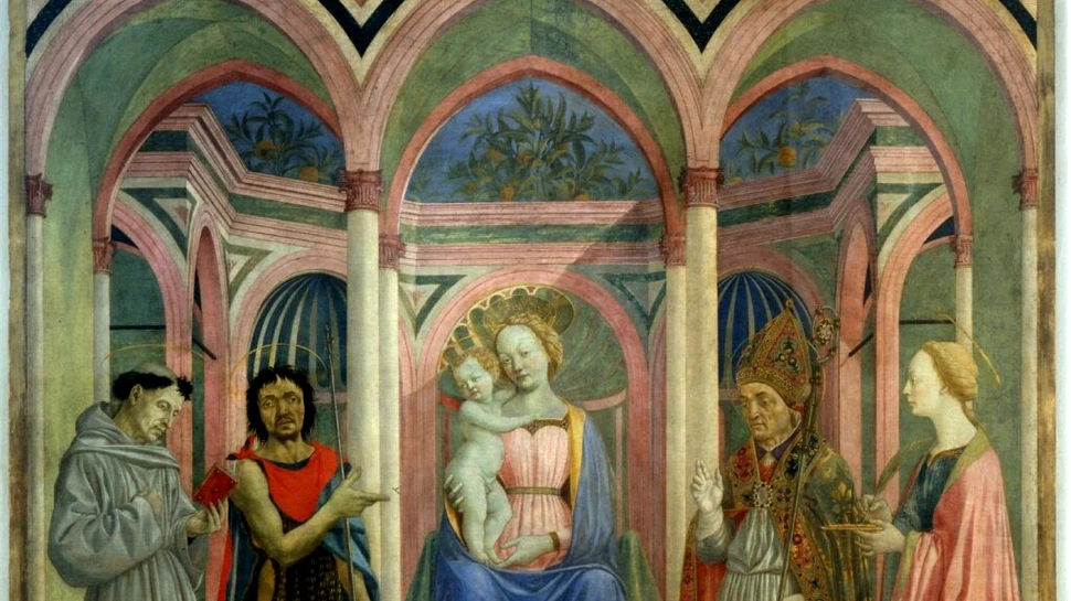 Culorile extraordinare ale unei picturi de altar au fost restaurate