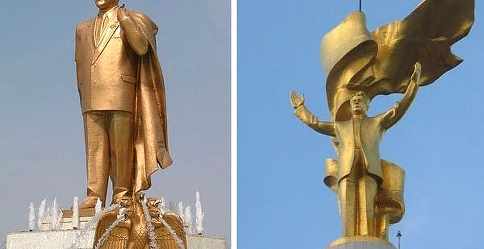 Statuia din aur a dictatorului Saparmurat merge la topit