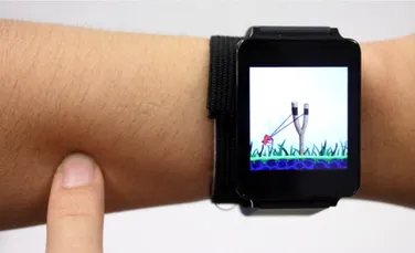 Tehnologia care-ţi transformă braţul într-un touchpad – VIDEO