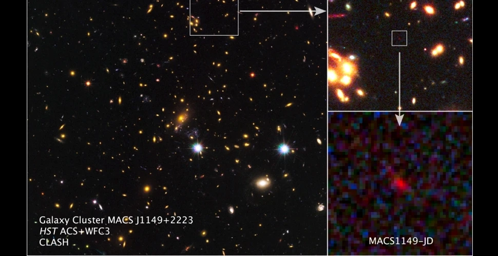 Hubble a observat cea mai „bătrână” galaxie descoperită vreodată