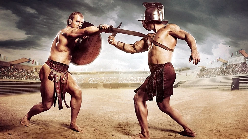 Lupte între gladiatori reconstituite la Ulpia Traiana Sarmizegetusa, de Ziua Porţilor Deschise