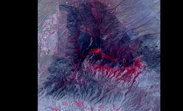 Sateliții NASA au surprins incendiul de vegetație Bighorn