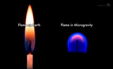 Astronauţii au creat flăcări reci, de forme bizare, în laboratoarele de pe Staţia Spaţială Internaţională (VIDEO)